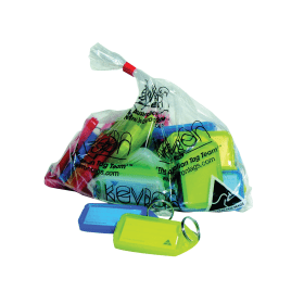 Kevron Plastic Clicktag Key Tag Large Assorted 25 Pack 194754 F