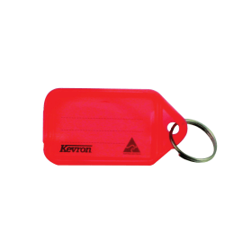 Kevron Plastic Clicktag Key Tag Red 100 Pack 174790 F