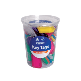 Kevron Standard Key Tags Assorted 50 Pack 534200 F