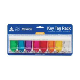 Kevron Standard Key Tags Assorted 8 Pack 459281 F