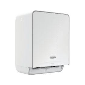 Kimberly Clark ICON Automatic Rolled Hand Towel Dispenser White and Faceplate White Mosaic 53940 813096 F