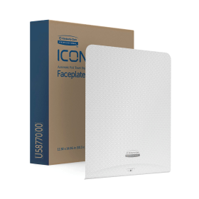 Kimberly Clark ICON Faceplate For Automatic Rolled Hand Towel Dispenser White Mosaic 58770 813099 F