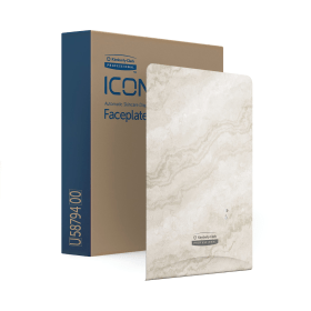 Kimberly Clark ICON Faceplate for Auto Soap and Sanitiser Dispenser Warm Marble 813110 F