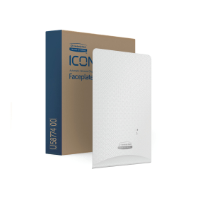 Kimberly Clark ICON Faceplate for Auto Soap and Sanitiser Dispenser White Mosaic 813107 F