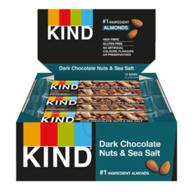 Kind Dark Chocolate Nuts and Sea Salt 40g 12 Pack 890090 F