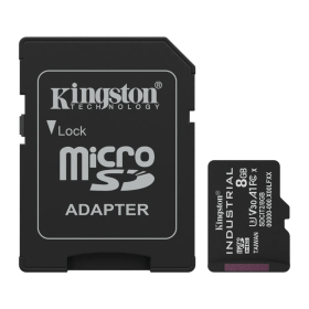 Kingston Industrial 8GB MicroSD with Adapter 859007 F