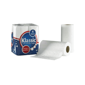 Klassic Kitchen Roll 2 Ply White 24 Pack 526192 F