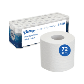 Kleenex 3 Ply Toilet Rolls Toilet Tissue Sheets 72 Pack 813111 F