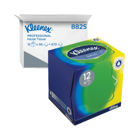 Kleenex Balsam Facial Tissues Cube 56 Sheets 12 Pack 409954 F