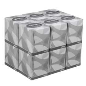 Kleenex Facial Tissues Cube 90 Sheets 2 Ply 12 Pack 104475 F