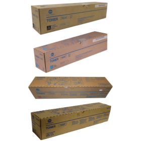Konica Minolta A5E7151 Multipack Full Set of 4 Toner Cartridges Original