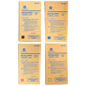 Konica Minolta DV 616 Multipack Full Set of 4 Developer Units Original