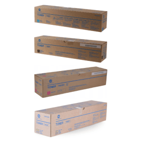 Konica Minolta TN 622 Multipack Full Set of 4 Toner Cartridges Original