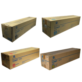 Konica Minolta TN 713 Multipack Full Set of 4 Toner Cartridges Original