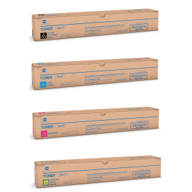 Konica Minolta TN227 Multipack Full Set of 4 Toner Cartridges Original