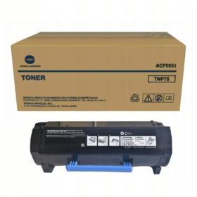 Konica Minolta TNP 75 Black Toner Cartridge ACF0051 Original