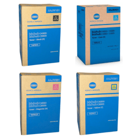 Konica Minolta TNP 81 Multipack Full Set of 4 Toner Cartridges Original