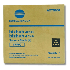 Konica Minolta TNP 90 Black Toner Cartridge ACTD050 Original