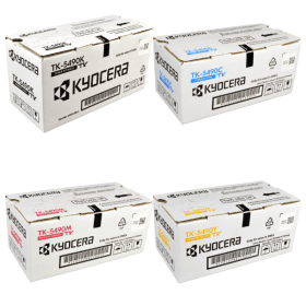 Kyocera TK 5490 High Capacity Multipack Full Set of 4 Toner Cartridges Original