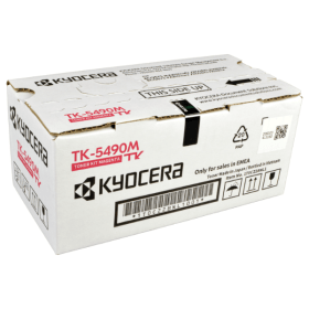 Kyocera TK 5490M Magenta High Capacity Toner Cartridge 1T0C22BNL1 Original
