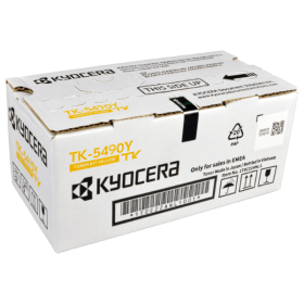 Kyocera TK 5490Y Yellow High Capacity Toner Cartridge 1T0C22ANL1 Original