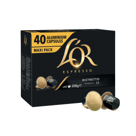 L Or Nespresso Ristretto Coffee Pods 40 Pack 531517 F