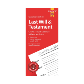 Law Pack Last Will and Testament Pack 523272 F
