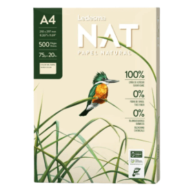 Ledesma Nat OE S80 A4 500 NAT A4 Off White Copy Paper 75gsm 2500 Sheets