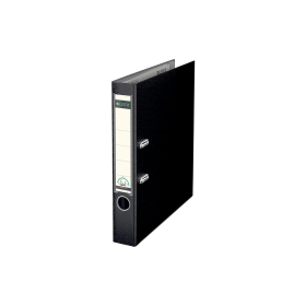 Leitz 180 Lever Arch File Poly 50mm A4 Black 10 Pack 121870 F