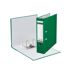 Leitz 180 Lever Arch File Poly 80mm A4 Green 10 Pack 125840 F
