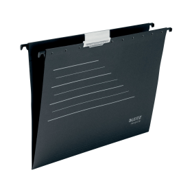 Leitz Alpha Recycle Suspension File A4 Black 10 Pack 606382 F