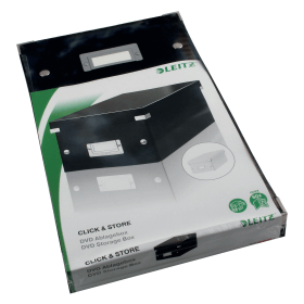Leitz Click and Store DVD Storage Box Black 122179 F