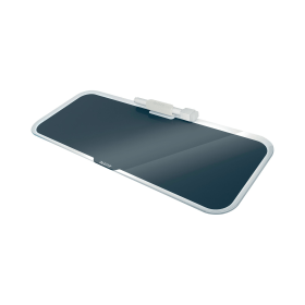 Leitz Cosy Glass Drywipe A4 Desktop Whiteboard Pad Velvet Grey 606479 F