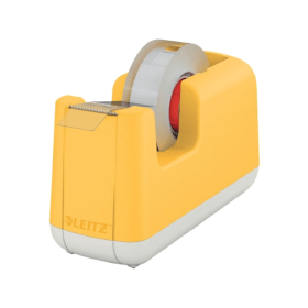Leitz Cosy Heavy Base Warm Tape Dispenser Warm Yellow 606471 F