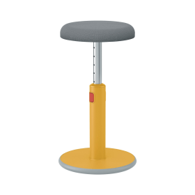 Leitz Ergo Cosy Active Sit Stand Stool 370mm Warm Yellow 758946 F
