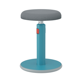 Leitz Ergo Cosy Active Sit Stand Stool 370mm x 370mm x 690mm Calm Blue 758947 F