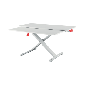 Leitz Ergo Cosy Standing Workstation Converter with Sliding Tray White 758917 F