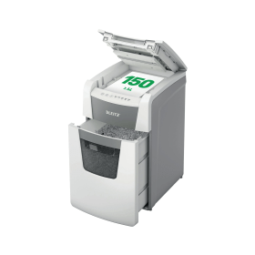 Leitz IQ Autofeed Office 150 Automatic Cross Cut P 4 Shredder White 606671 F