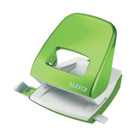 Leitz NeXXt WOW Metal Office 2 Hole Punch Green 565641 F