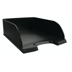 Leitz Plus Letter Tray Foolscap Black 156266 F