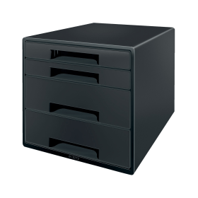 Leitz Recycle 4 Drawer Cabinet Black 813285 F