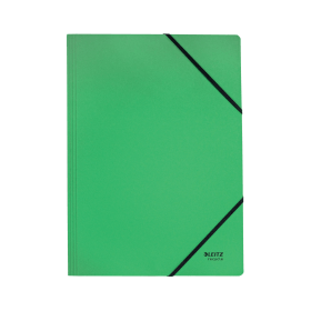 Leitz Recycle Card Folder Elastic Bands 430gsm A4 Green 10 Pack 788026 F