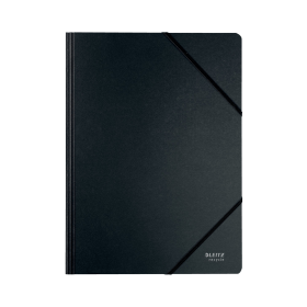 Leitz Recycle Card Folder Elastic Bands A4 Black 10 Pack 606380 F