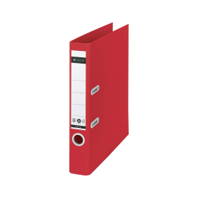 Leitz Recycle Colours Lever Arch File A4 50mm Red 10 Pack 788003 F