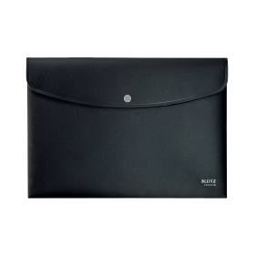 Leitz Recycle Document Wallet Plastic A4 Black 10 Pack 606381 F
