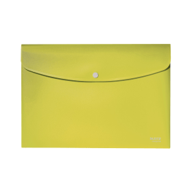Leitz Recycle Document Wallet Plastic A4 Yellow 10 Pack 788019 F