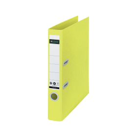 Leitz Recycle Lever Arch File A4 50mm Yellow 10 Pack 788002 F