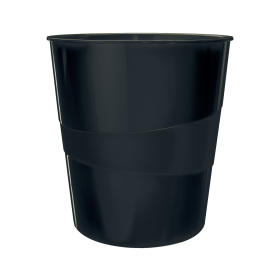 Leitz Recycle Waste Bin 15L Black 606717 F