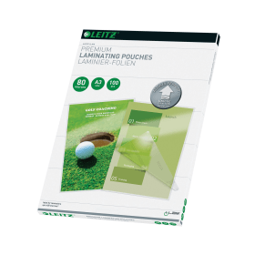 Leitz iLAM Premium Laminating Pouch A3 160 Micron Gloss 100 Pack 369341 F