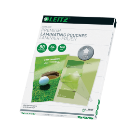 Leitz iLAM Premium Laminating Pouch A4 160 Micron Gloss 100 Pack 369345 F